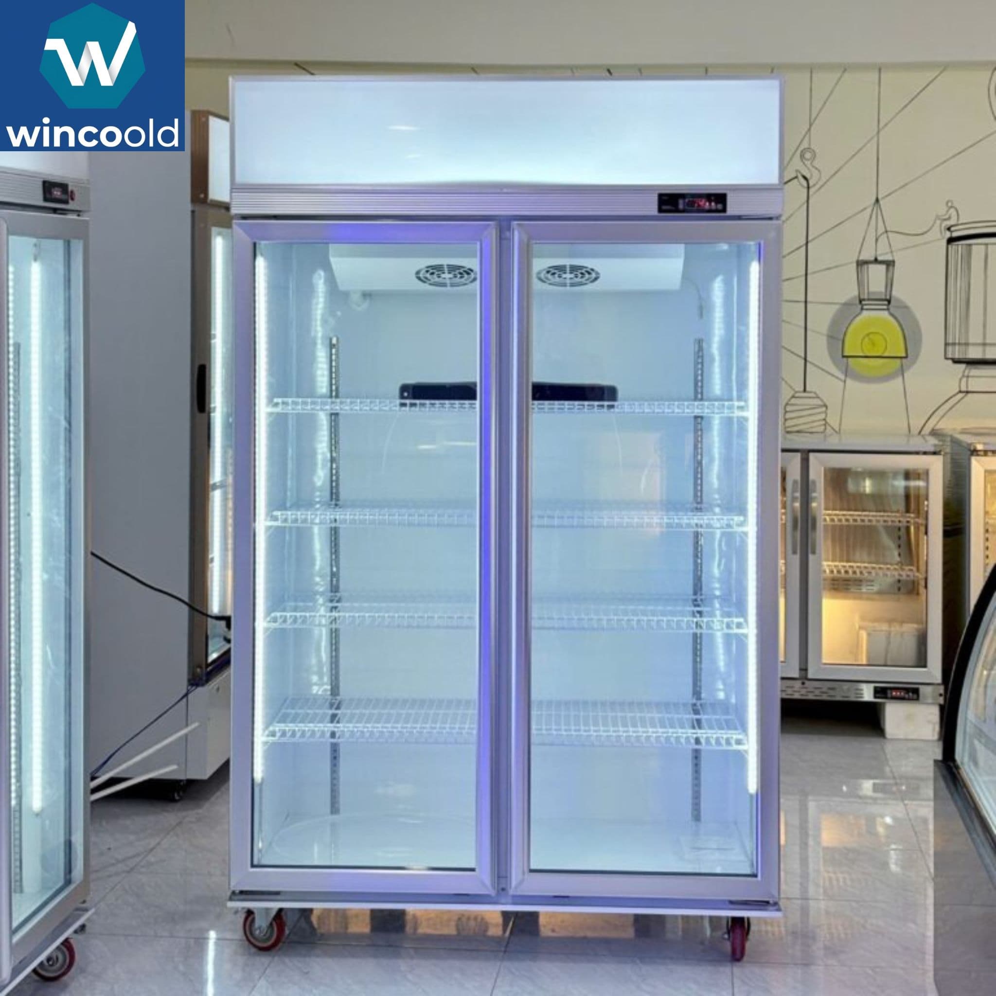 Tủ mát 2 cánh – LS-1200F – 1100L - Tủ Đông – Tủ Mát Wincoold chính hãng