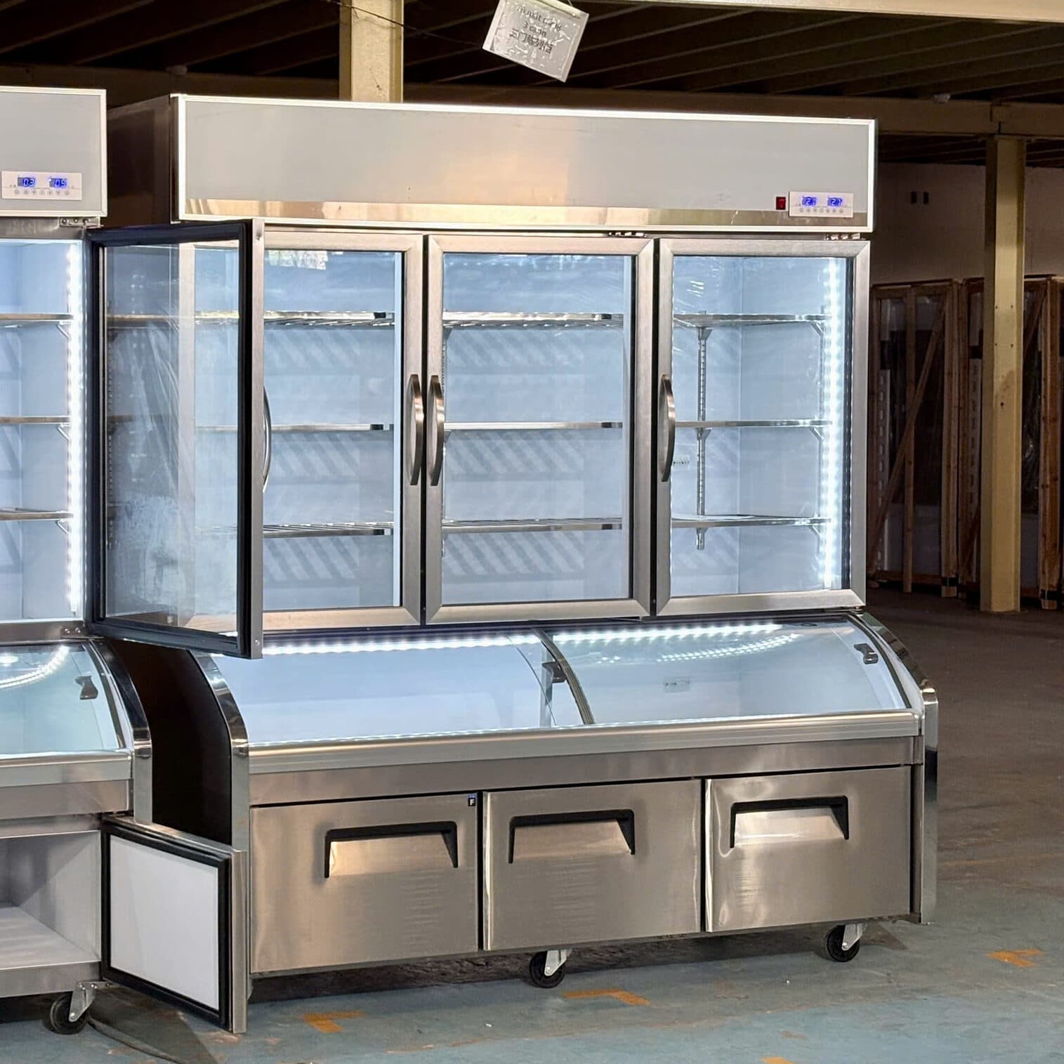 Tủ Đông Mát Tích Hợp 3 Chế Độ 1M8 LS – 1800F – 1400L - Tủ Siêu Thị Wincoold chính hãng