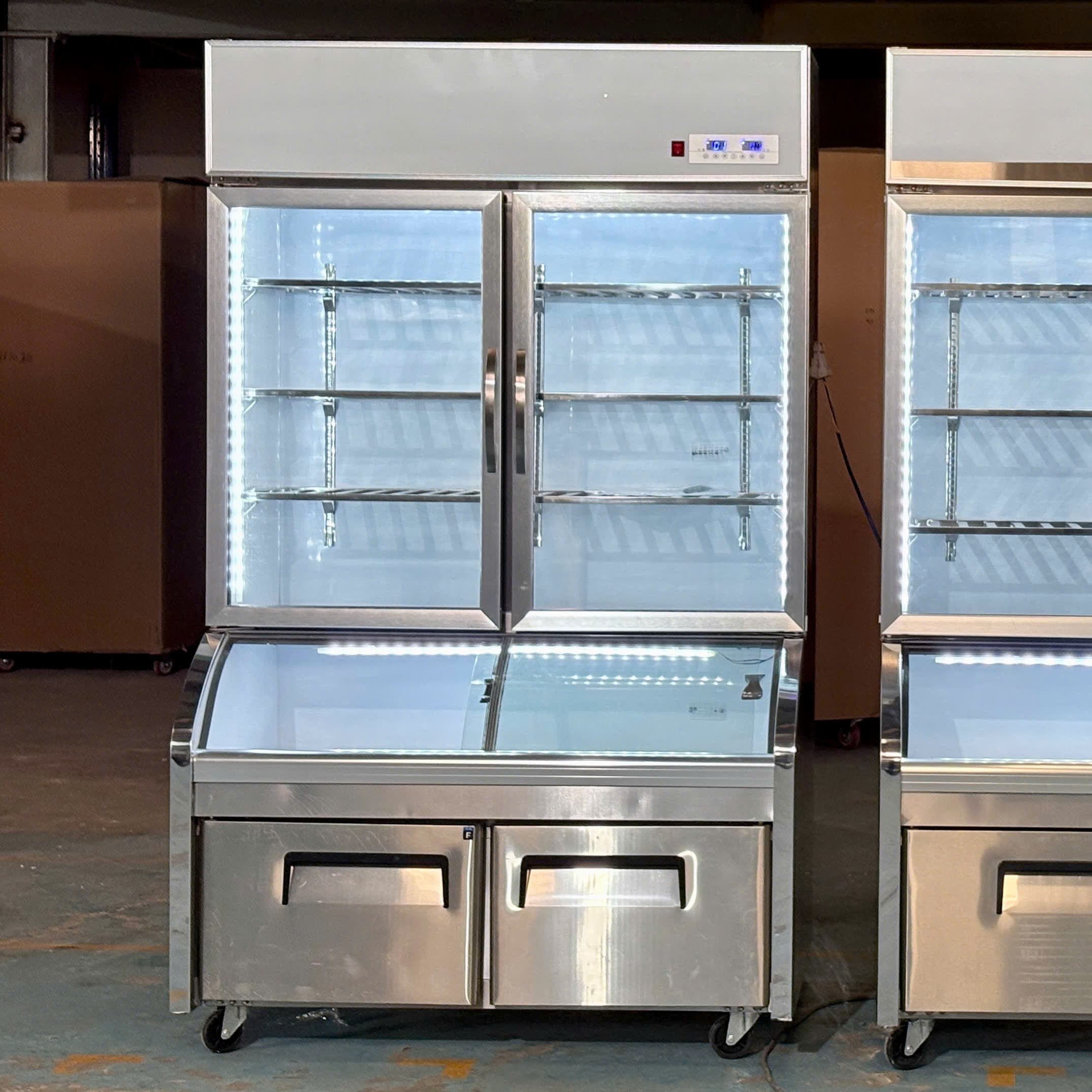 Tủ Tích Hợp 3 Chế Độ wincoold – 1M2 – LS-1200F – 800L - Tủ Siêu Thị Wincoold chính hãng
